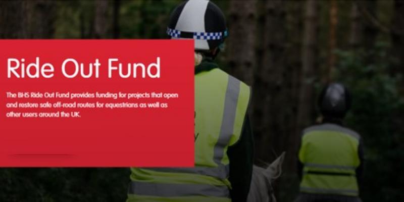 Could The British Horse Society Ride Out Fund help you?